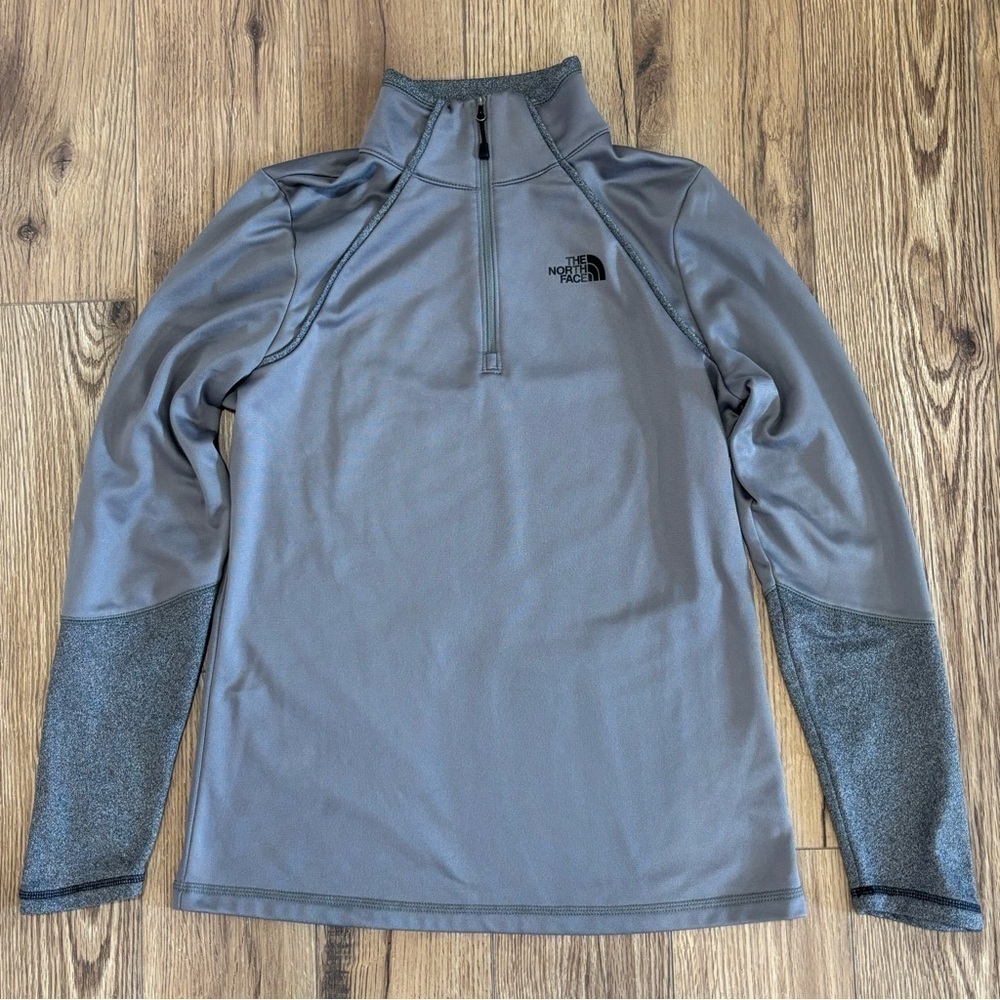 North Face Women's Cinder 100 1/4 Zip Pullover Gray Size Medium - Picture 7 of 7